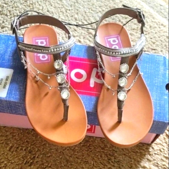 ♥︎BNIB JELLYPOP Ankle Strap Sandals♥︎ - Picture 1 of 12